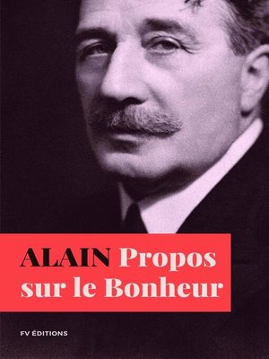 cover image of Propos sur le Bonheur